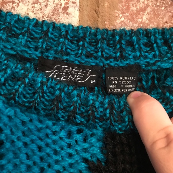 Vintage oversized chunky pullover sweater - Picture 5 of 5